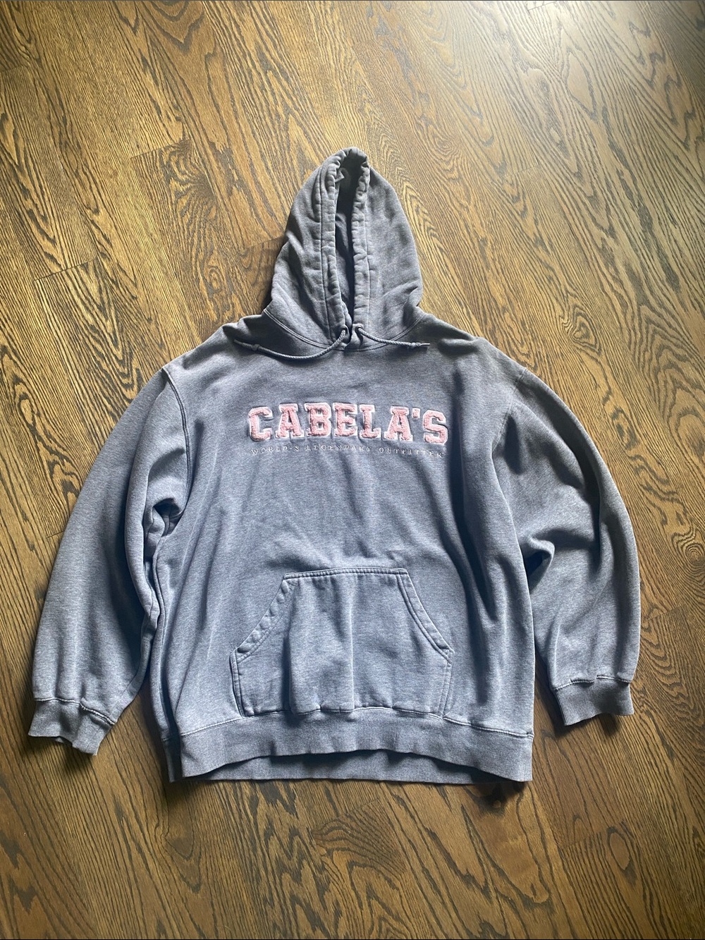 Cabela's Gray and Pink Hoodie